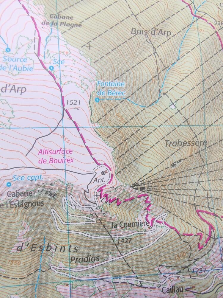 Carte Cap de Bouirex Carte Cap de Bouirex